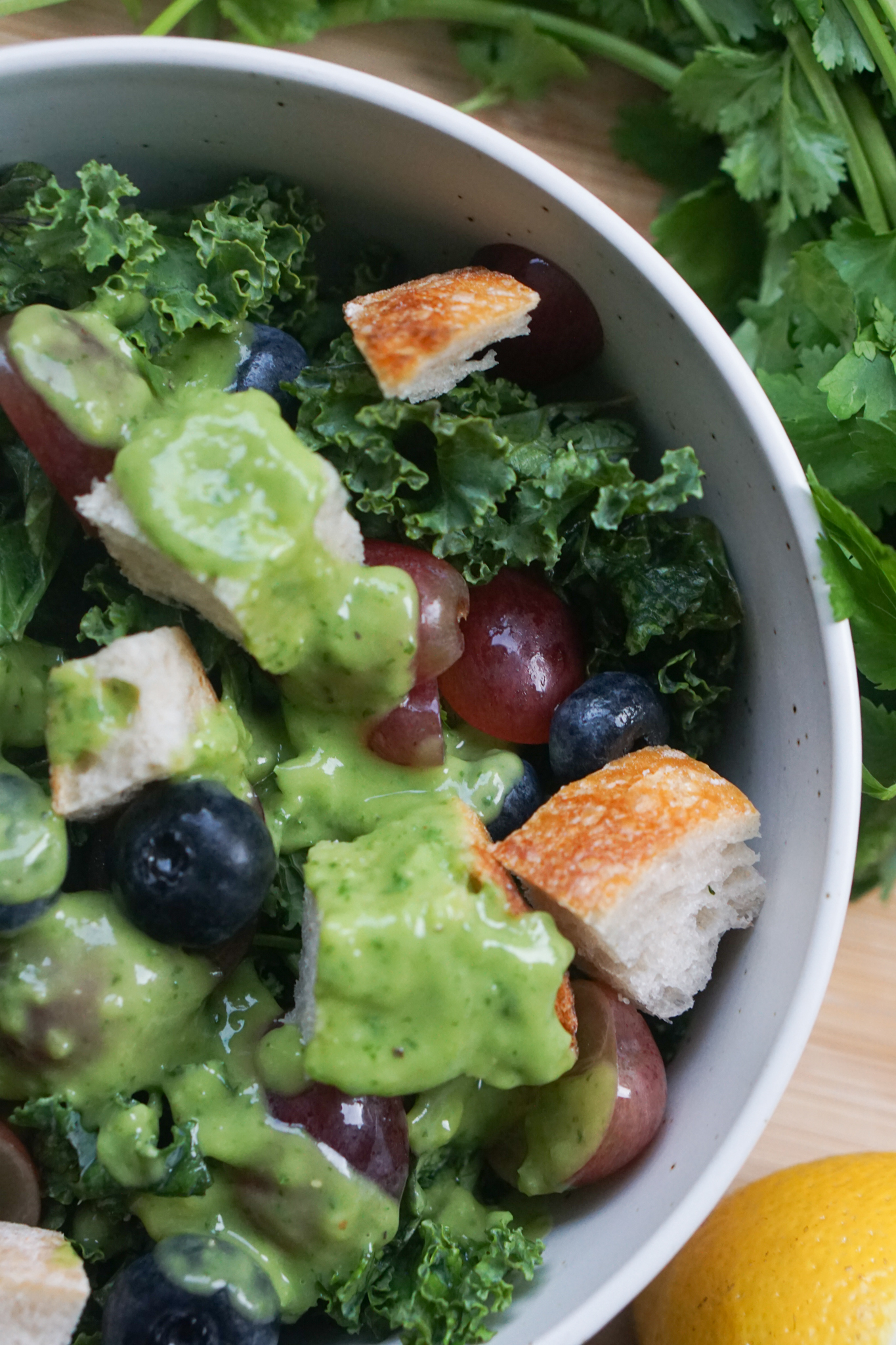 Creamy Cilantro Dressing Oil Free + Vegan! Vita Pura Health