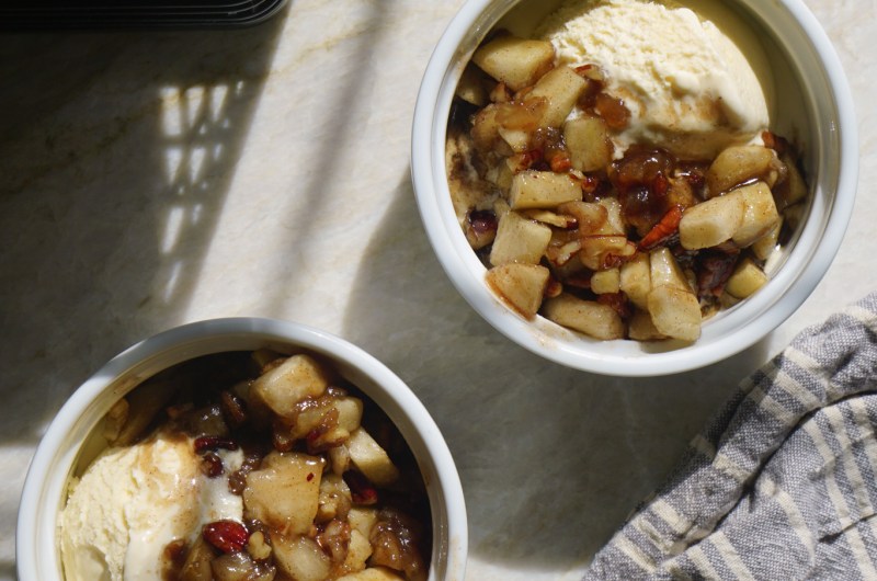 Bourbon Apples Foster | Slow Down Co.