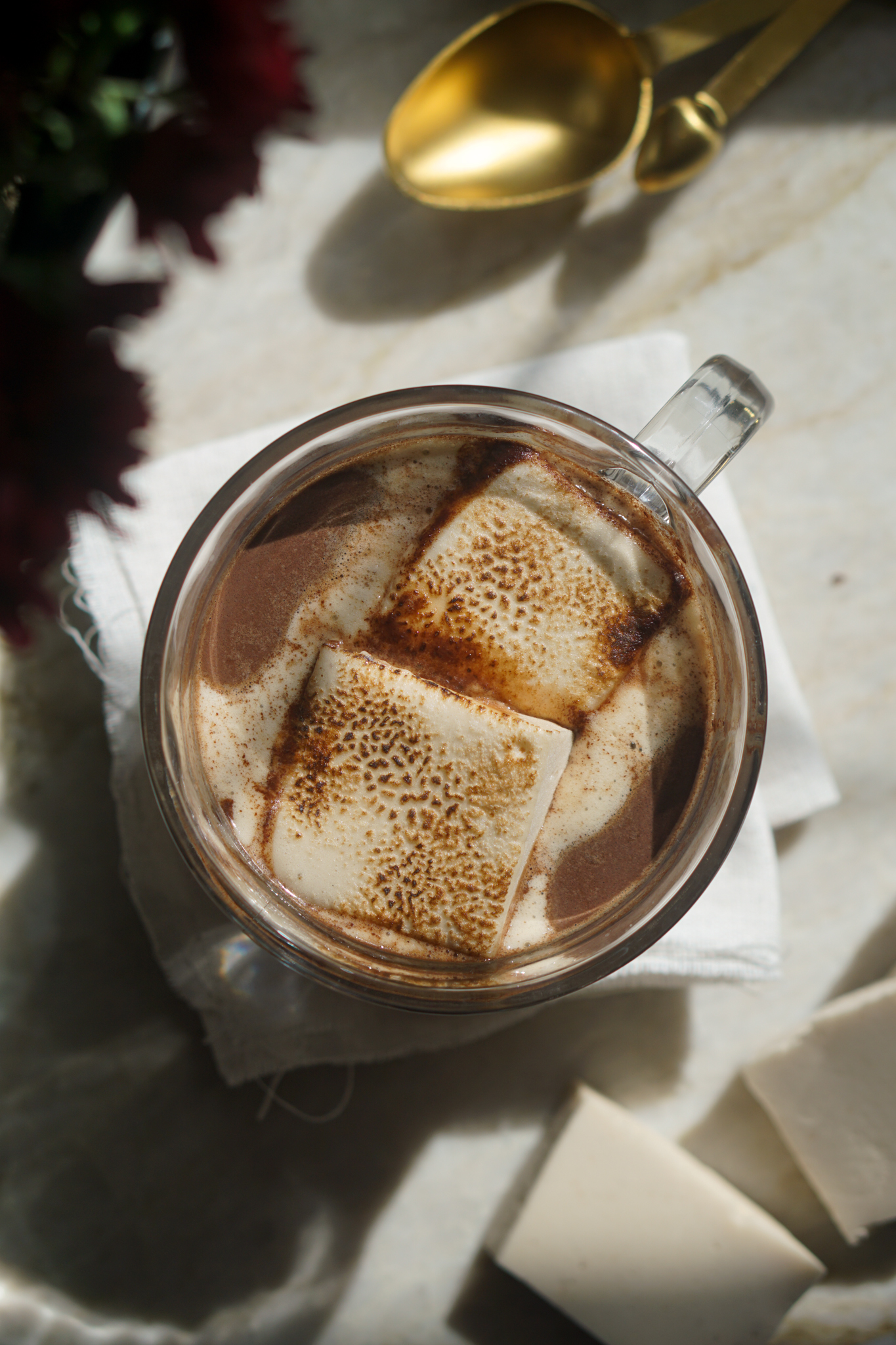The BEST hot chocolate with homemade marshmallows